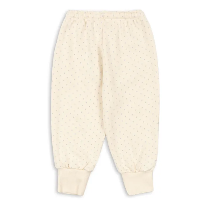 Jogger Loupy Pois Coton Bio | Ecru- Image produit n°3