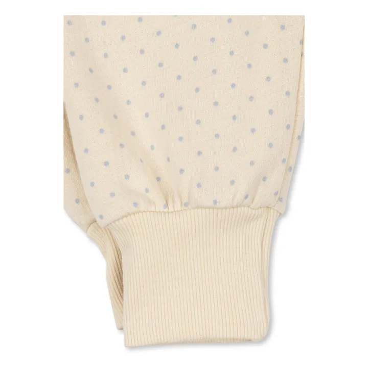 Jogger Loupy Pois Coton Bio | Ecru- Image produit n°2