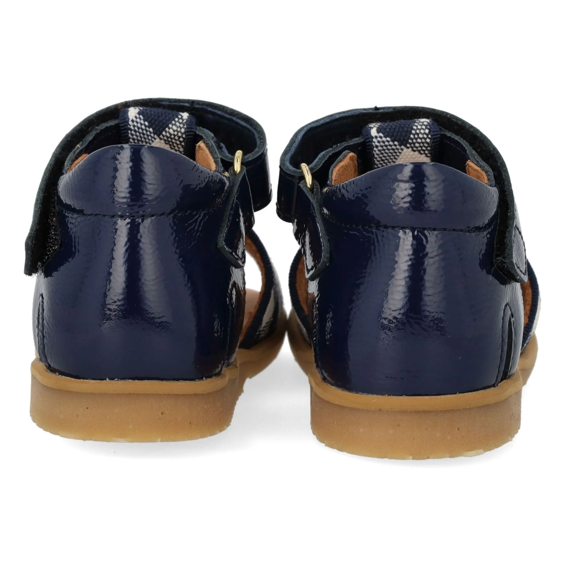 Sandales Vichy | Bleu marine- Image produit n°3