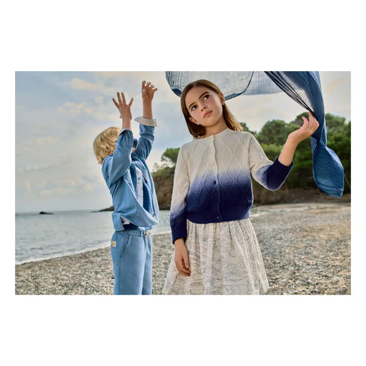 Jupe Suzon Paysage Coton Bio | Ecru- Image produit n°1