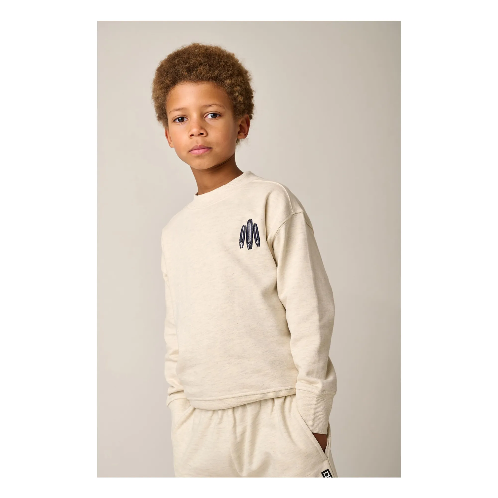 Seashore Oversize Sweat Algodón orgánico | Crudo color natural- Imagen del producto n°5