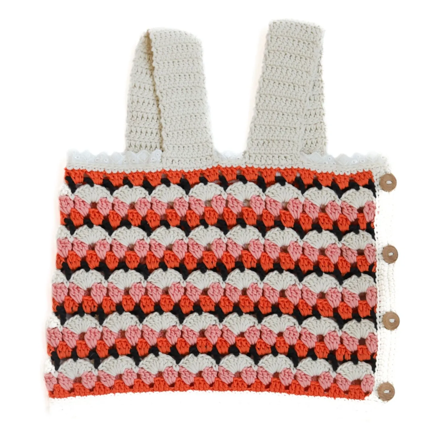 Top Isabelle Crochet | Ecru- Image produit n°0