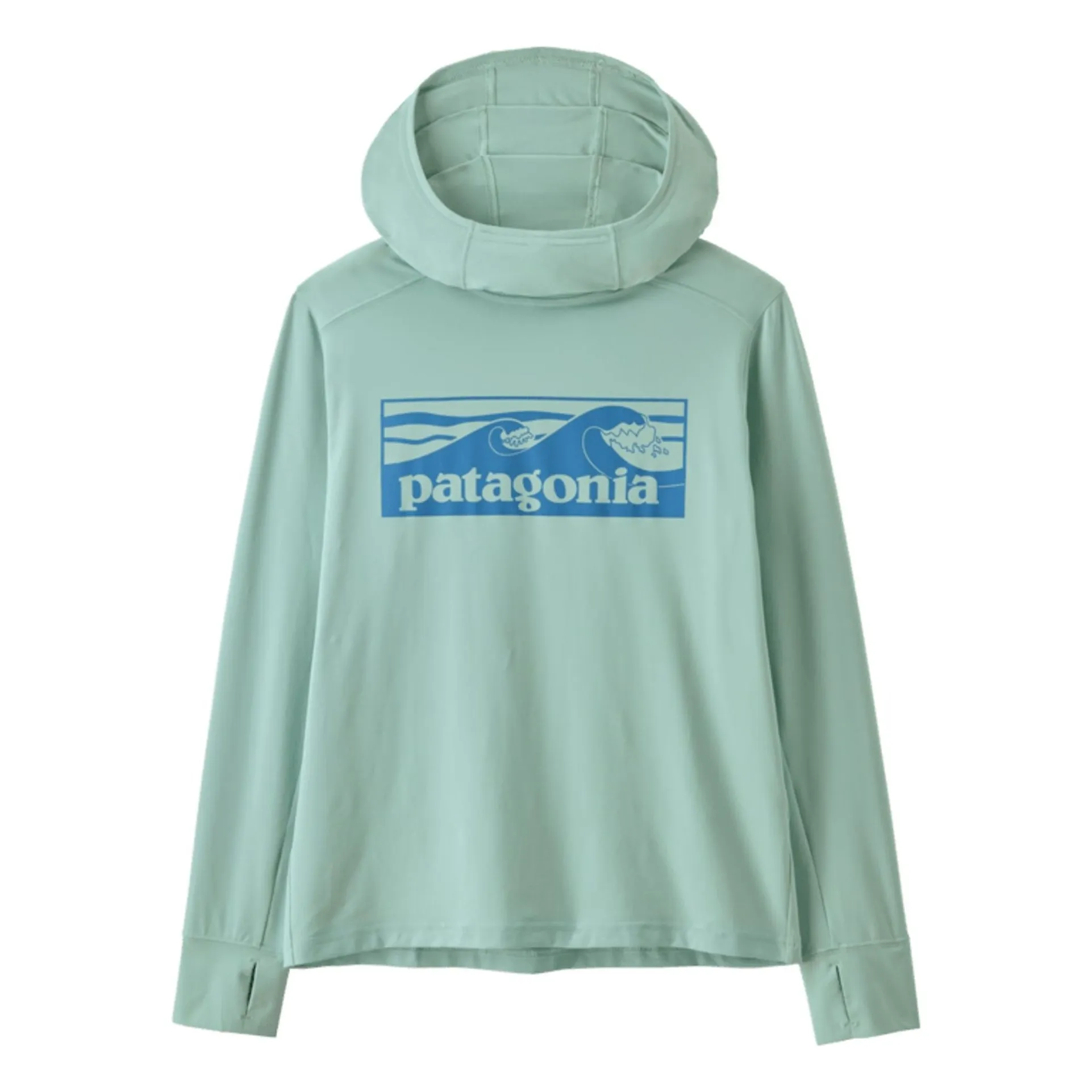 Hoodie Cap SW Vagues Fibres Recyclées | Bleu pâle- Image produit n°0