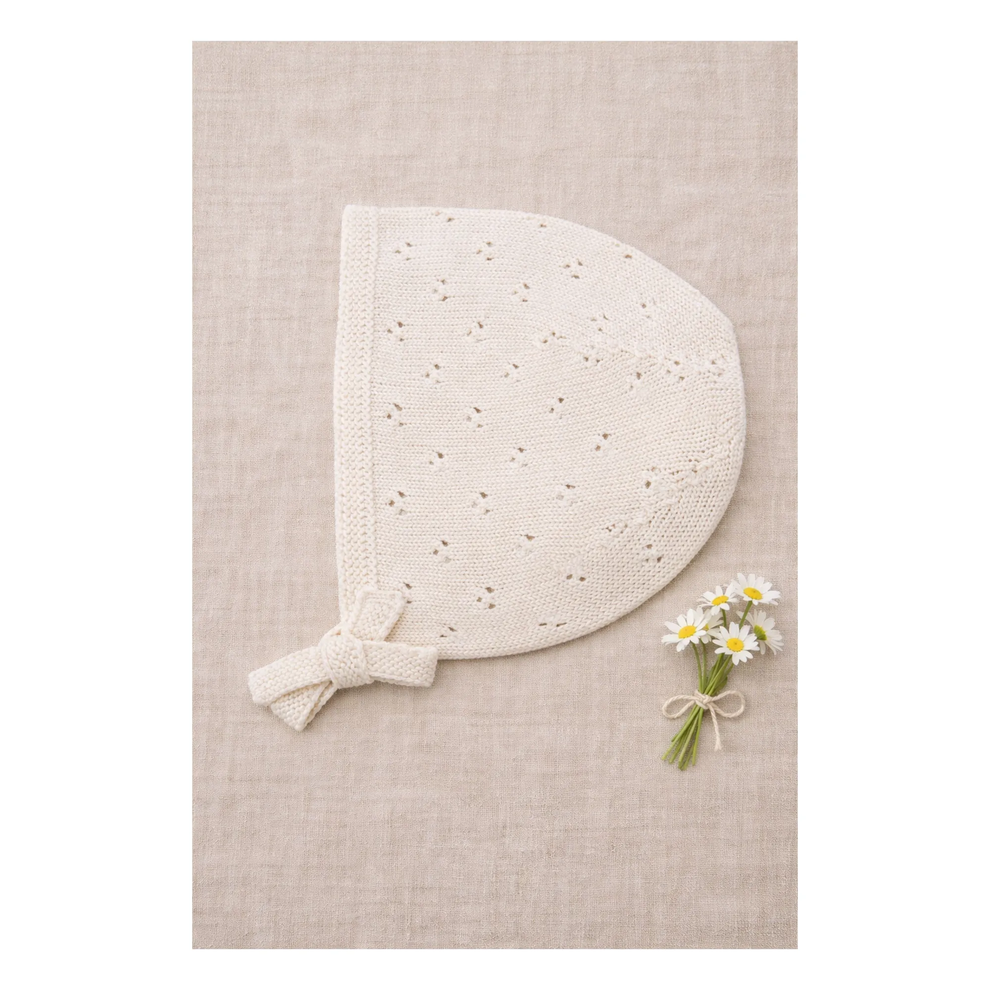 Béguin Pointelle Clovis Coton Bio | Ecru- Image produit n°2