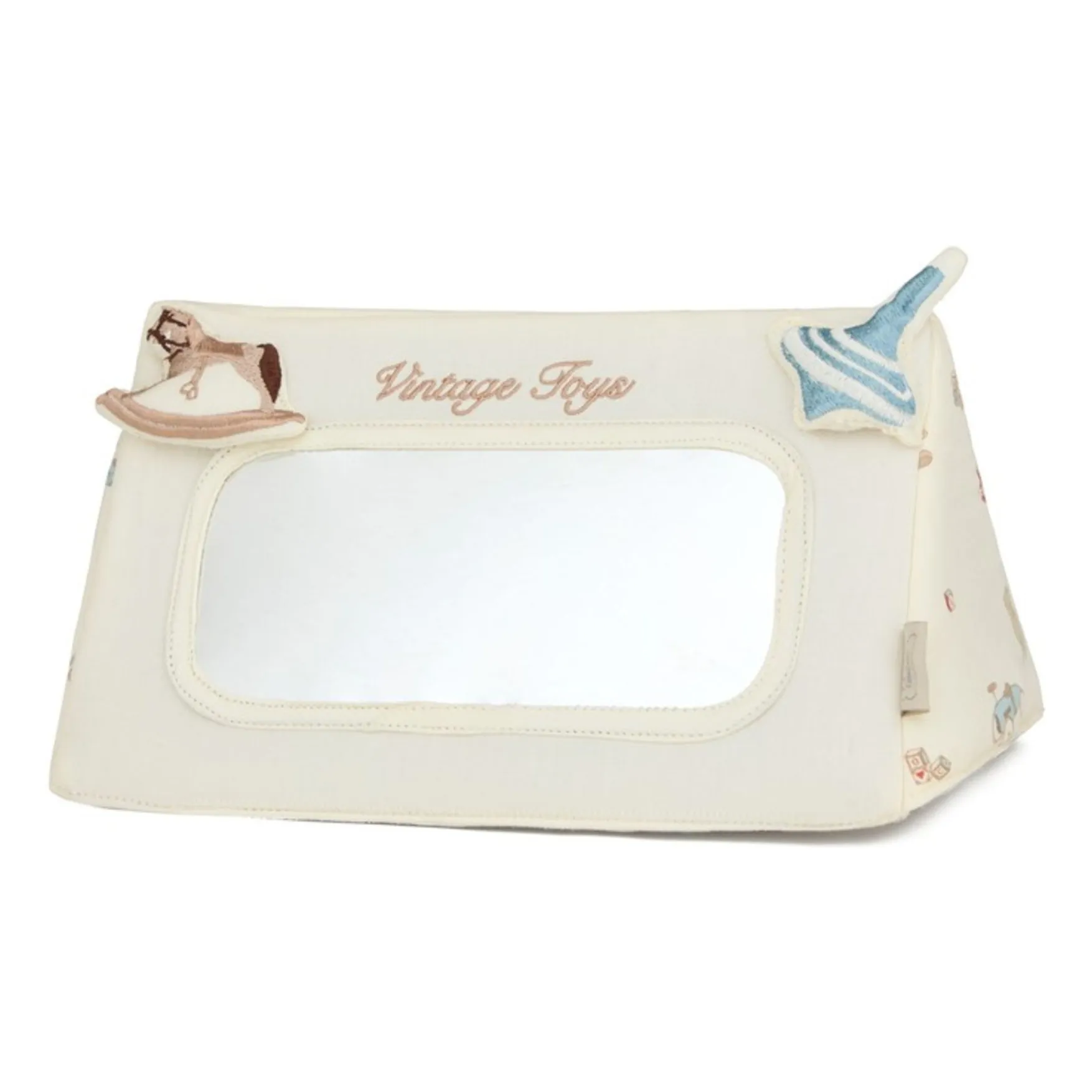 Espejo de actividades Vintage Toys | Beige- Imagen del producto n°0