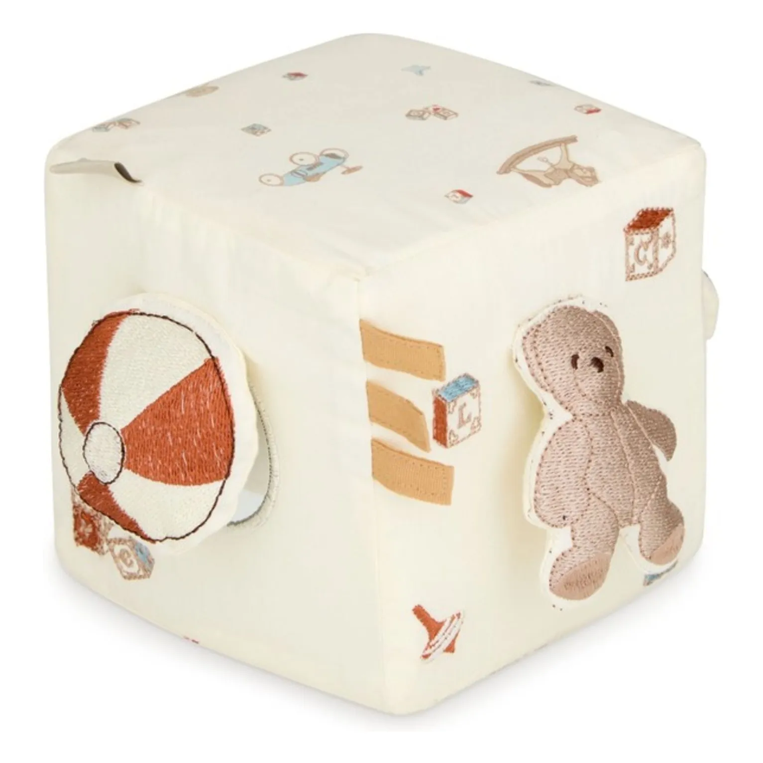Cubo de actividades Vintage Toys | Beige- Imagen del producto n°3