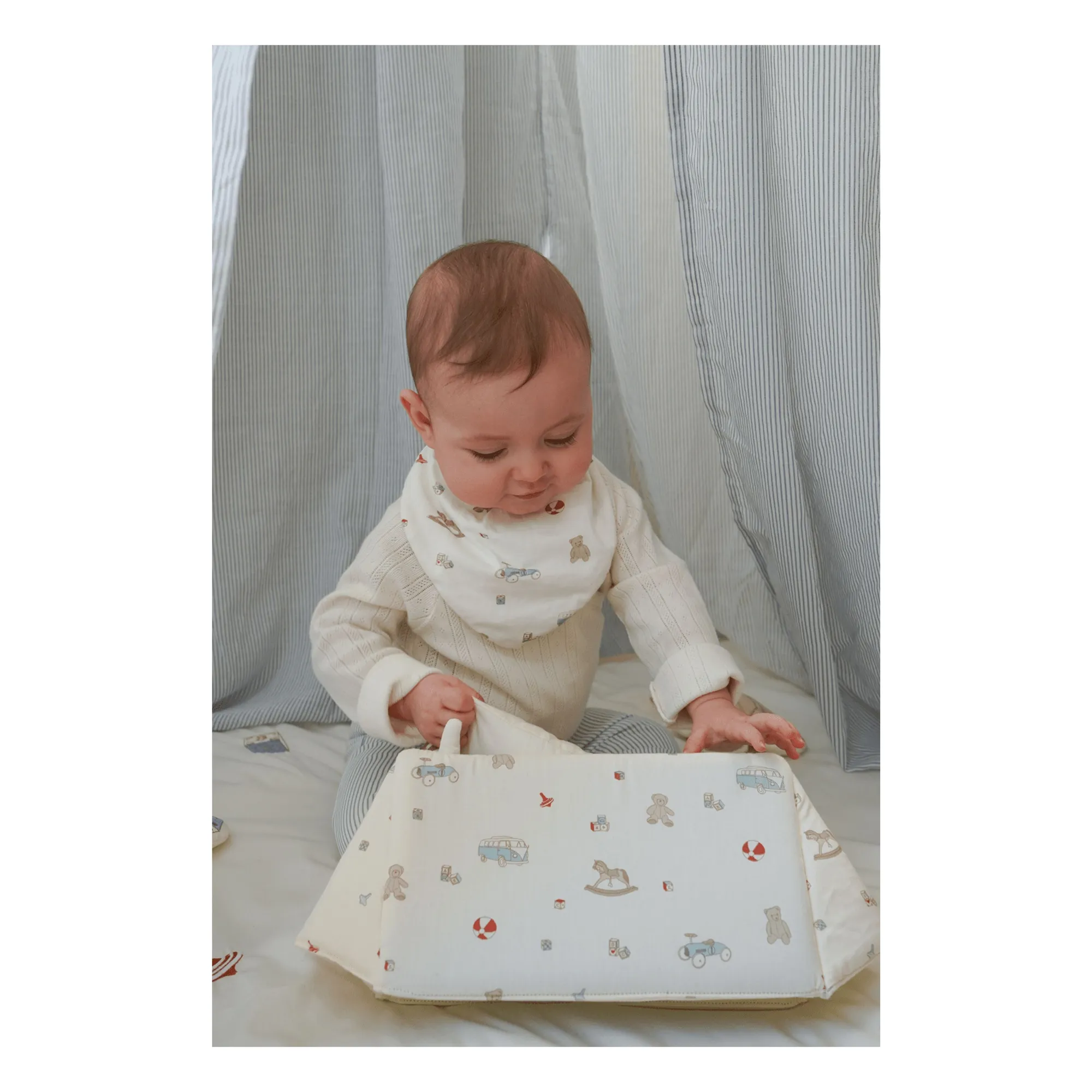 Espejo de actividades Vintage Toys | Beige- Imagen del producto n°3