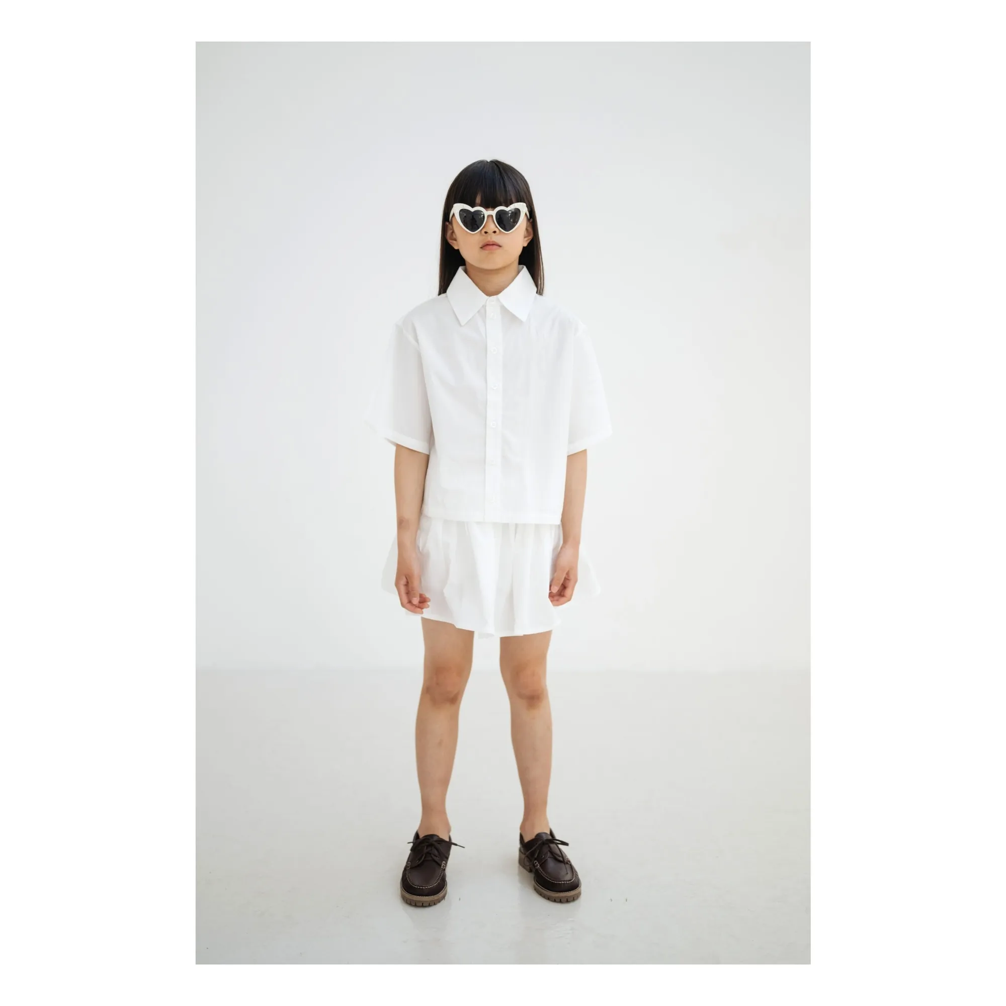 Chemise Boxy Coton Bio | Blanc- Image produit n°1