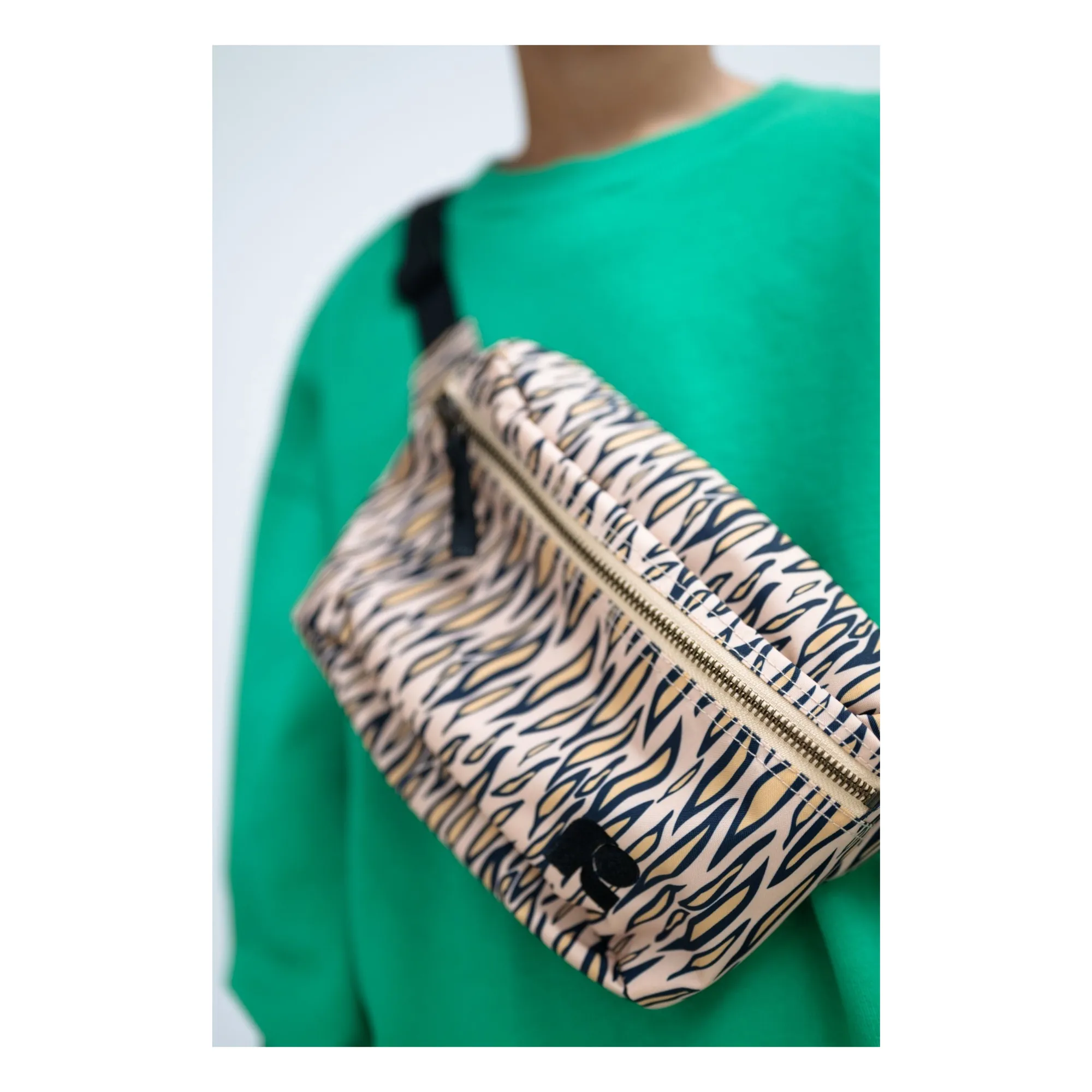 Sweat Oversized Cozydrop Coton Bio | Vert- Image produit n°2