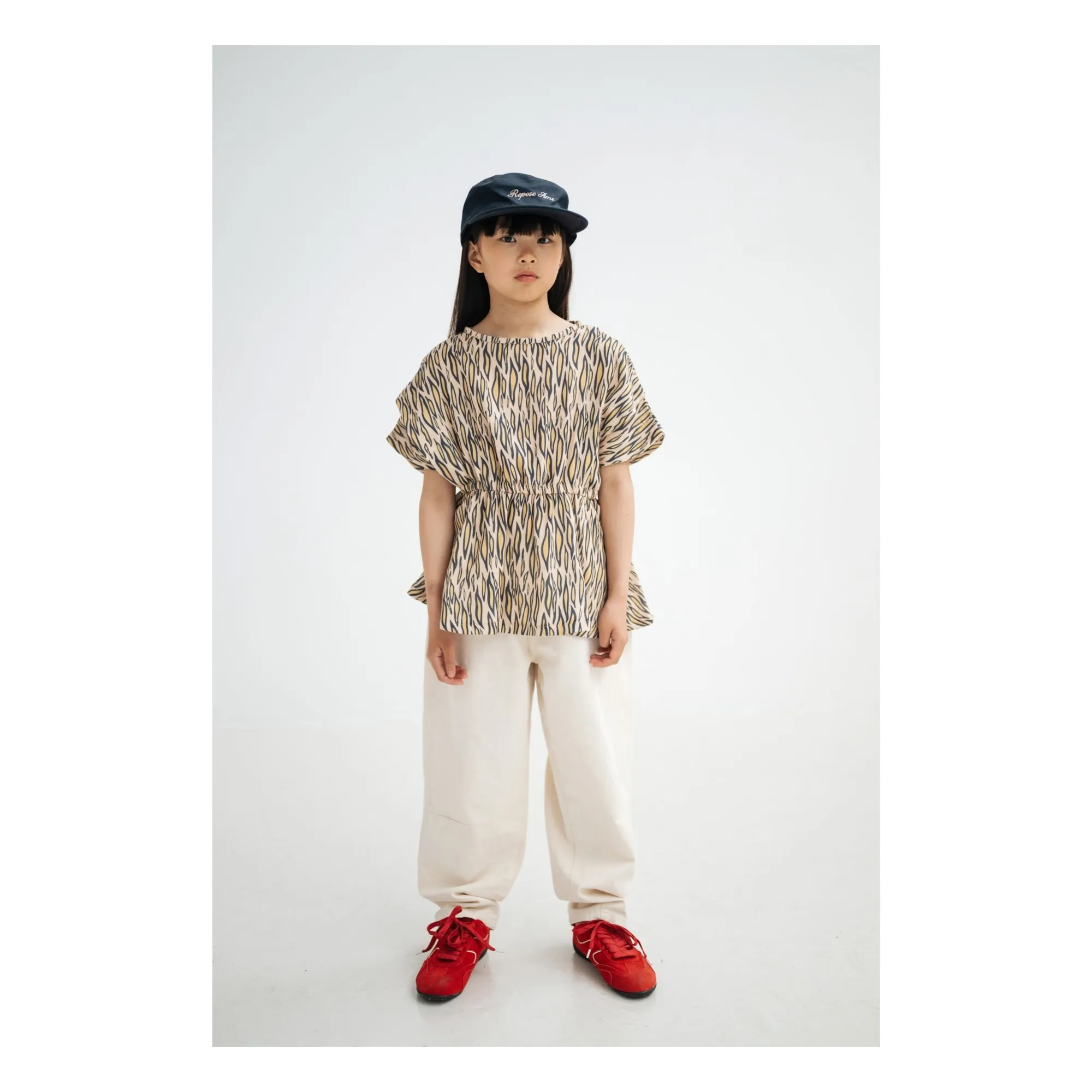Jean Barrrel Coton Bio | Ecru- Image produit n°7