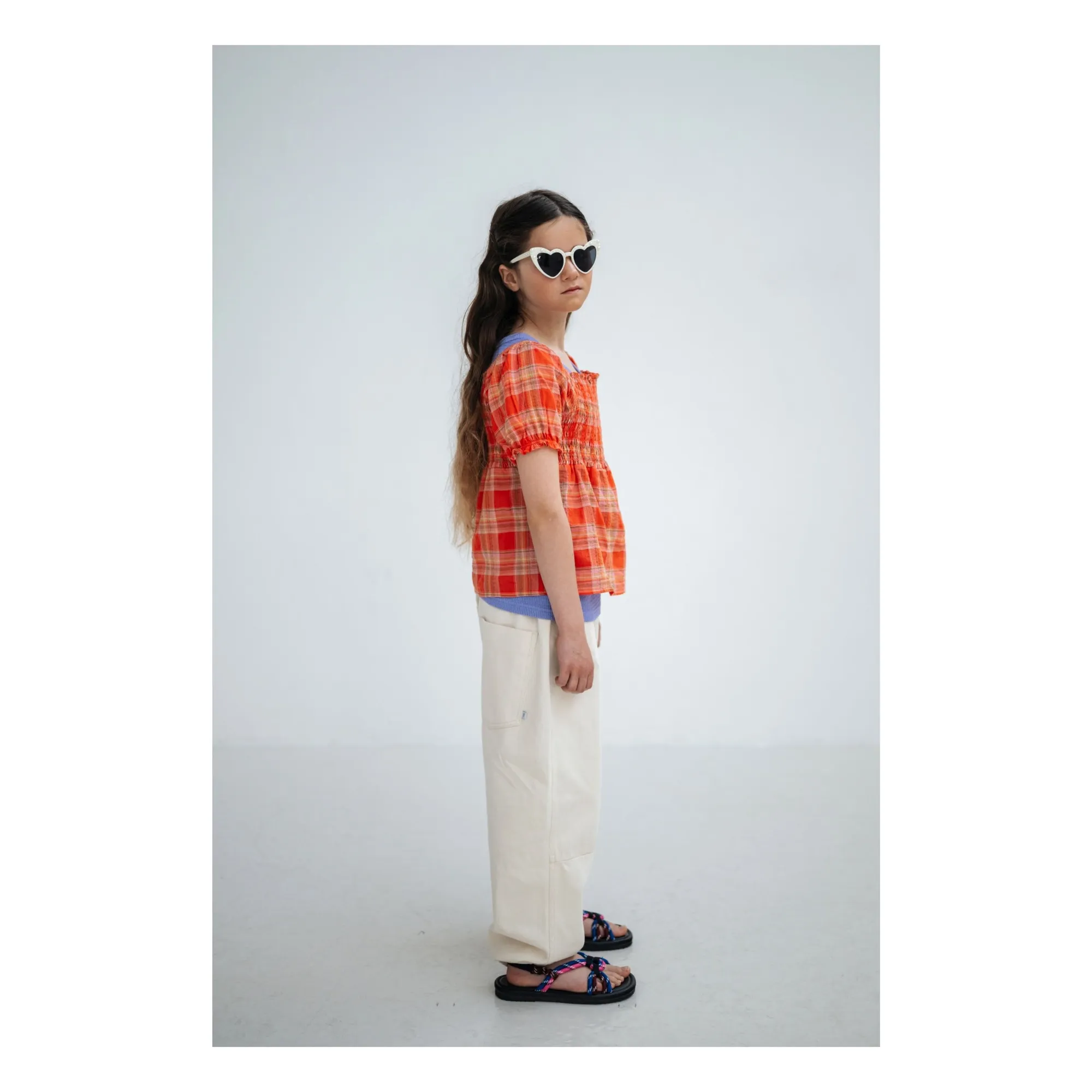 Jean Barrrel Coton Bio | Ecru- Image produit n°2