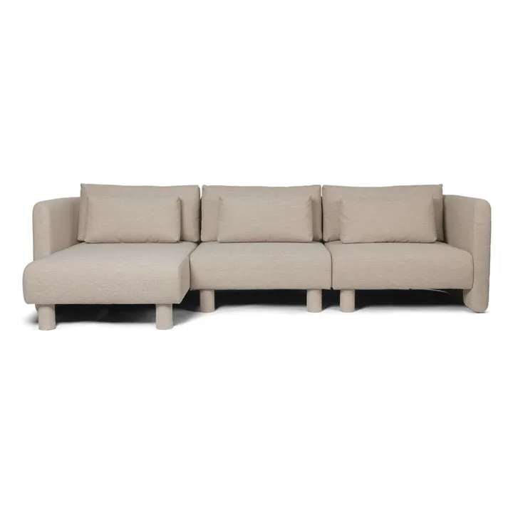 Canapé Dase bouclé module gauche | Beige- Image produit n°4