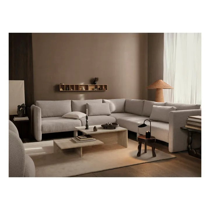 Canapé Dase bouclé module gauche | Beige- Image produit n°2