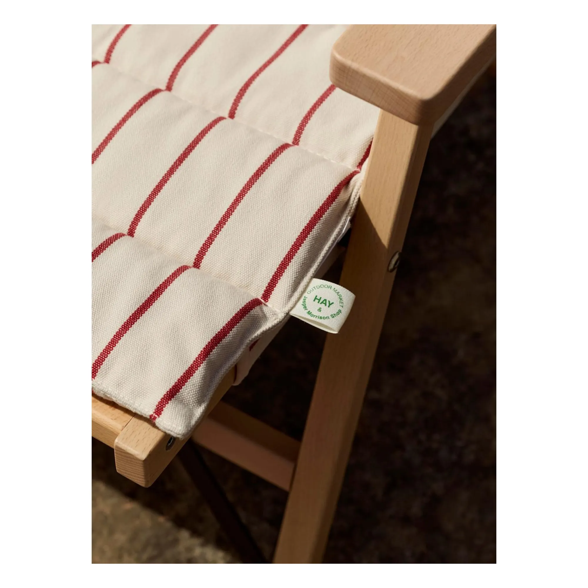 Coussin pour banc pliable Outdoor market, Jasper Morrison | Beige- Image produit n°1