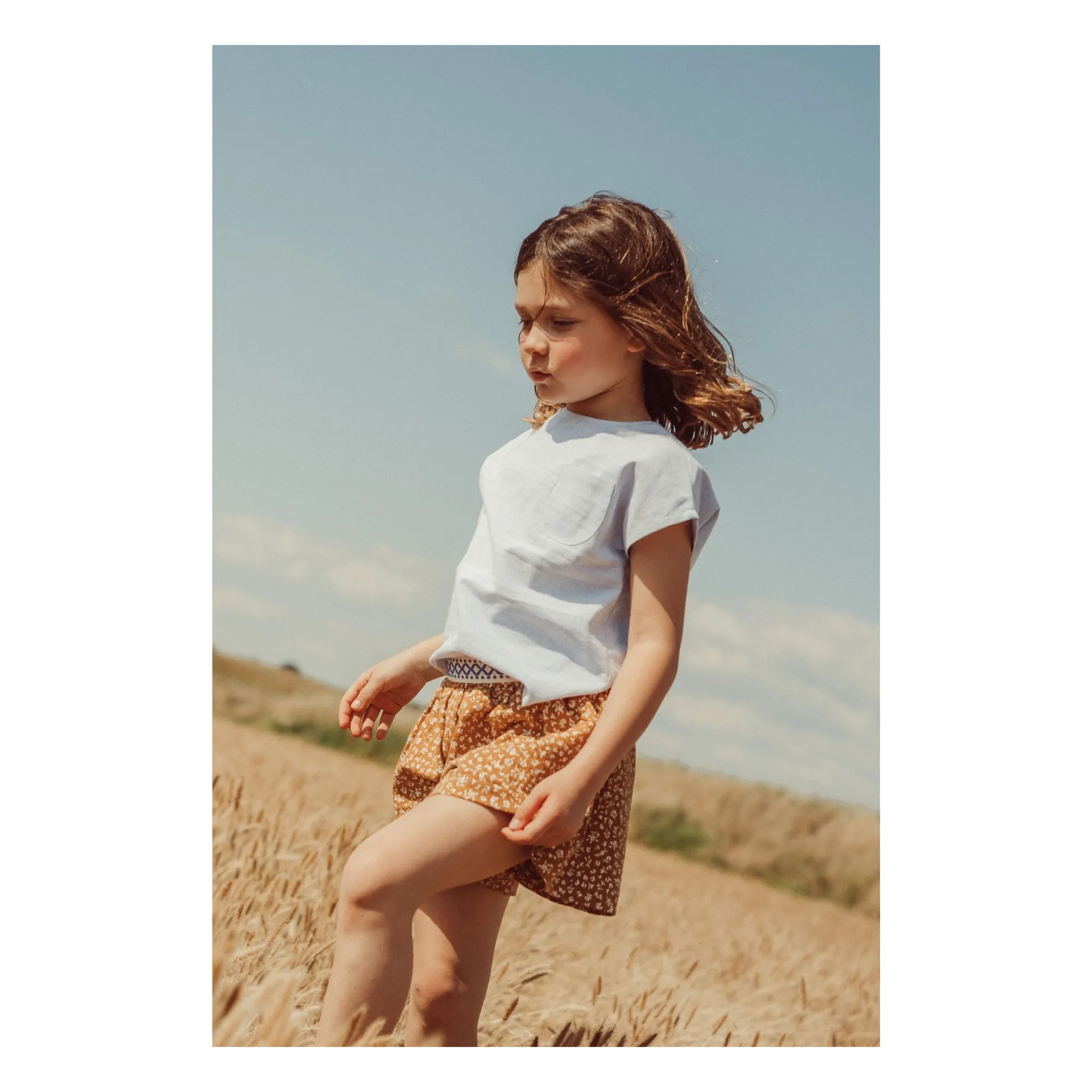 Short Nadir Coton Bio | Caramel- Image produit n°3