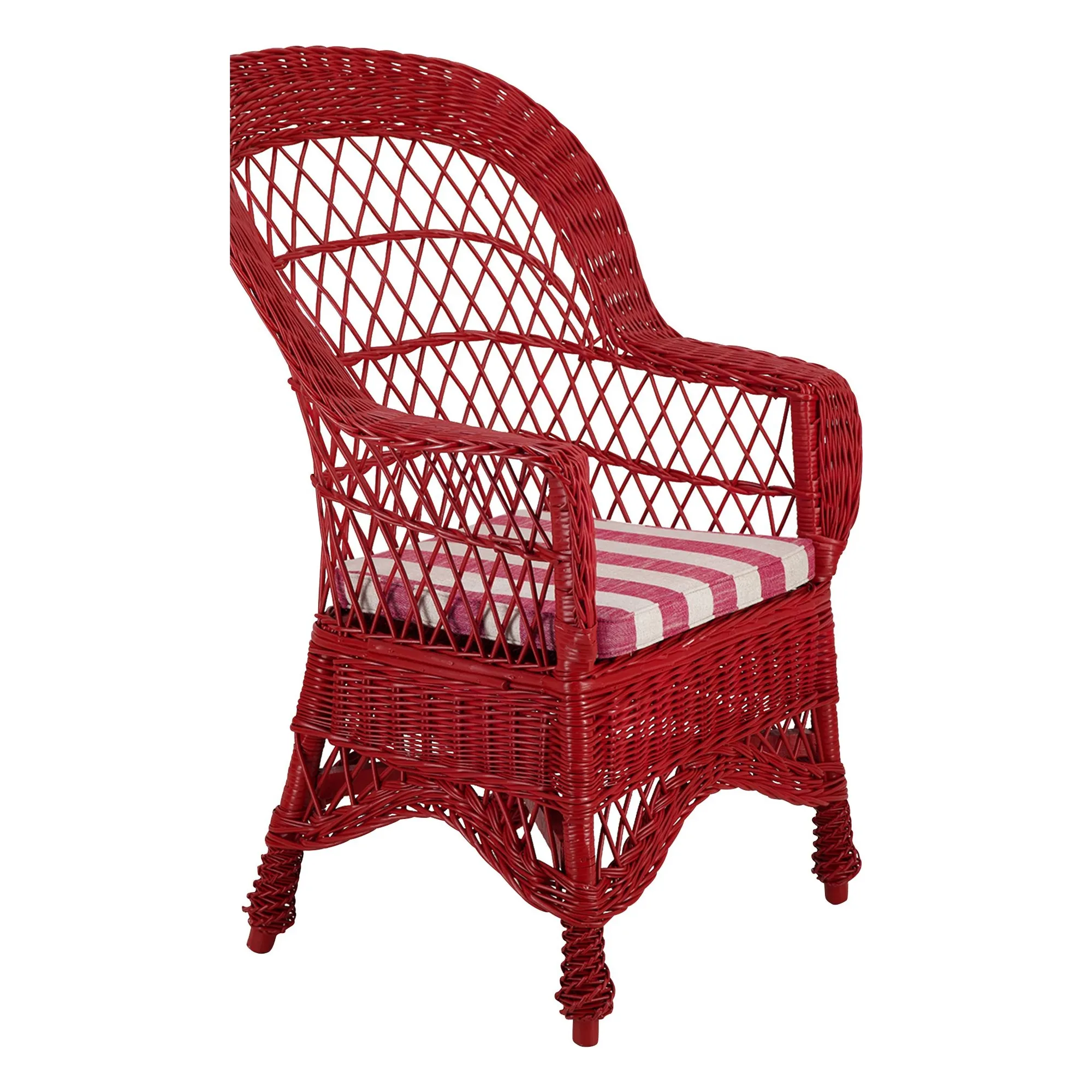Fauteuil en osier Furnas | Carmin- Image produit n°3