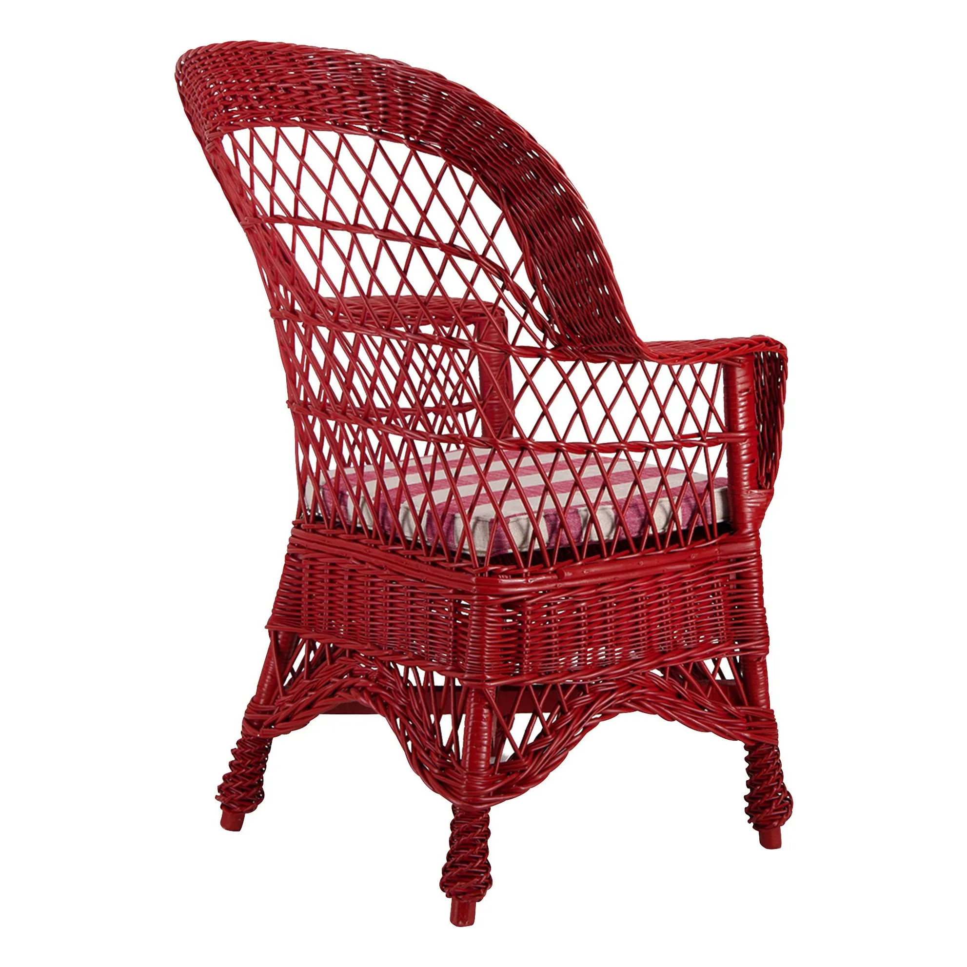 Fauteuil en osier Furnas | Carmin- Image produit n°2