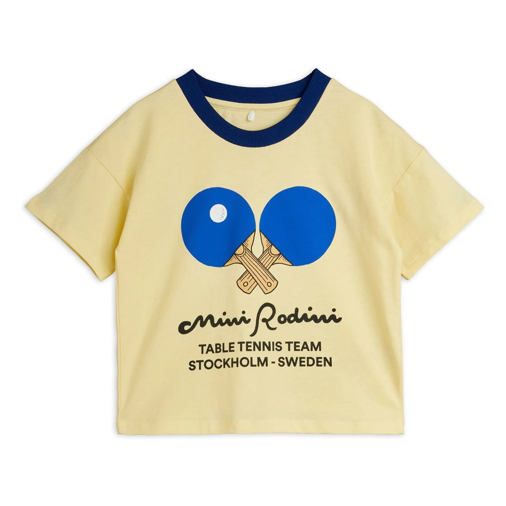 T-shirt Ping Pong Coton Bio | Jaune- Image produit n°0