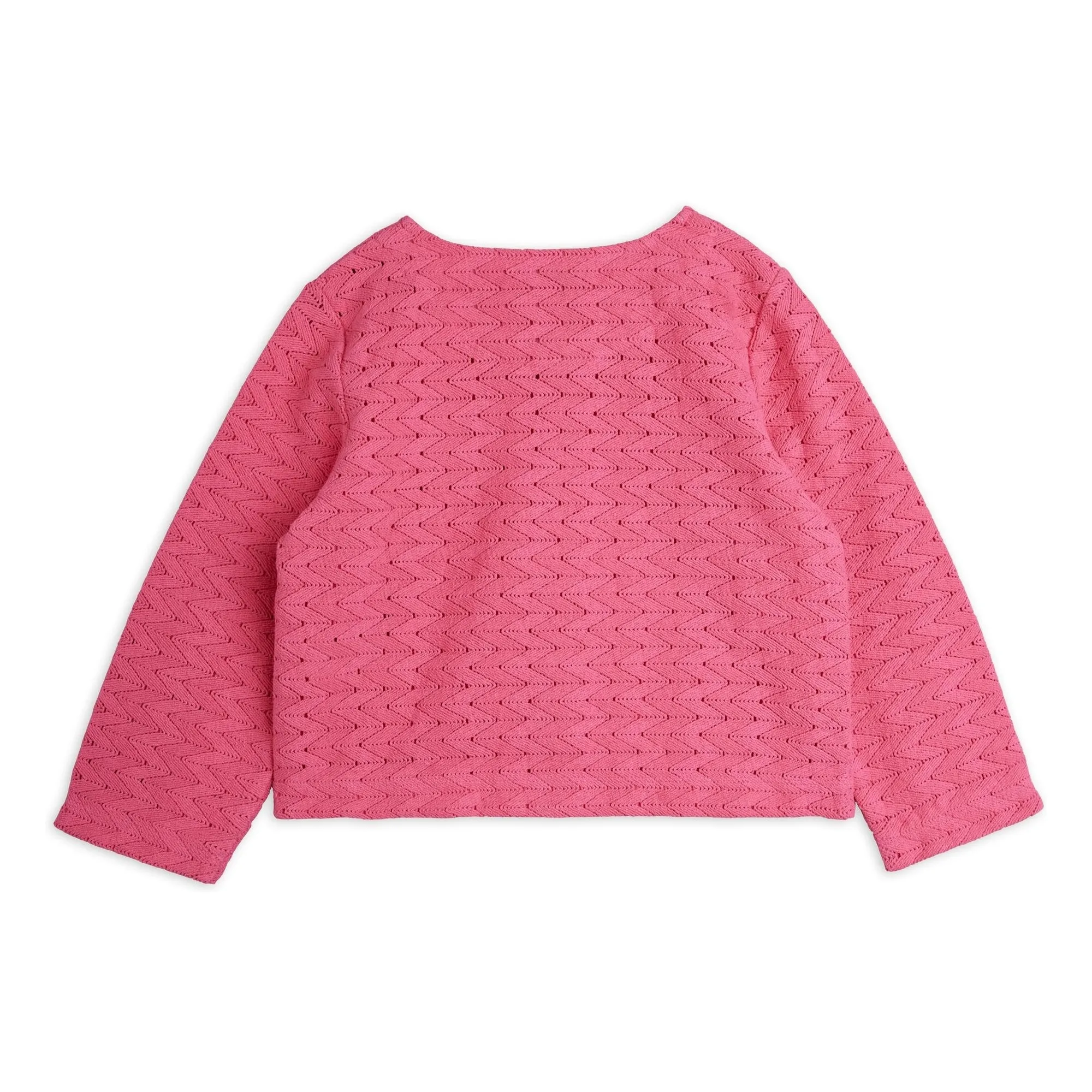 Gilet Dentelle Coton Bio | Rose- Image produit n°3