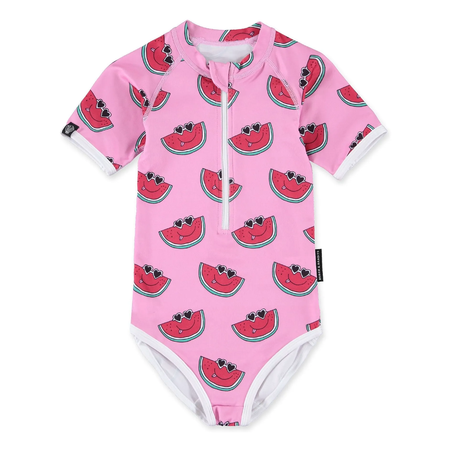 Maillot de Bain Anti-UV Chunck A Licious Fibres Recyclées | Rose- Image produit n°0