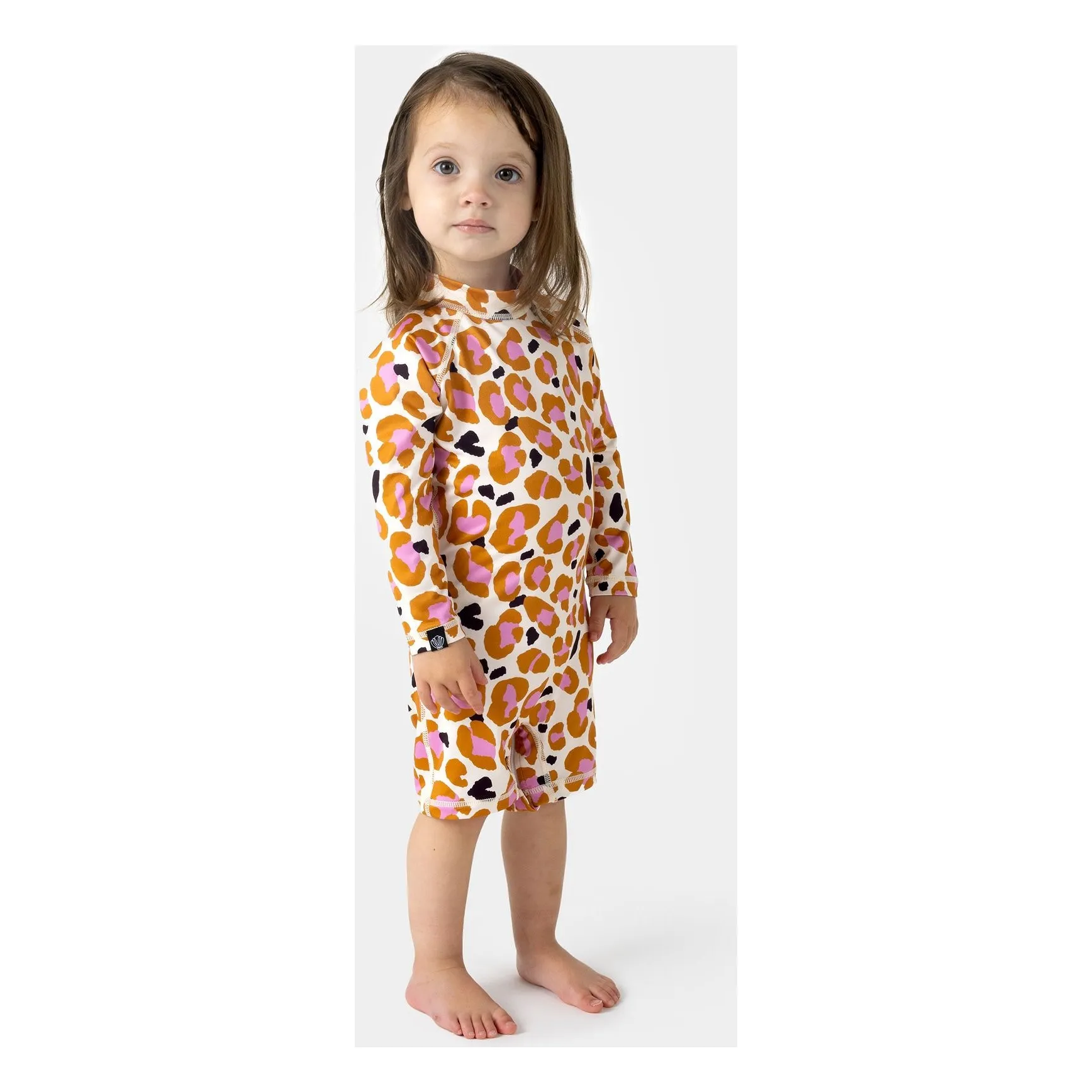 Combishort Anti-UV Candy Leopard Fibres Recyclées - Image produit n°1
