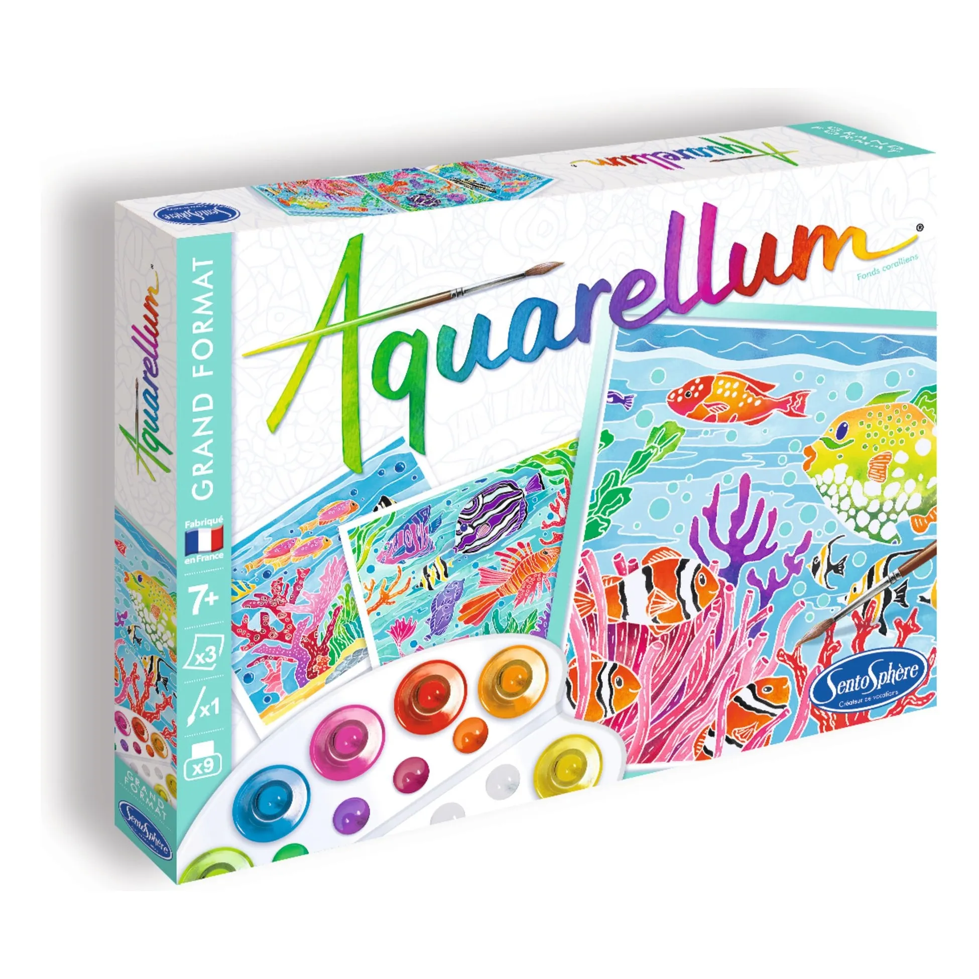 Peinture Aquarellum Fonds Coralliens- Image produit n°1