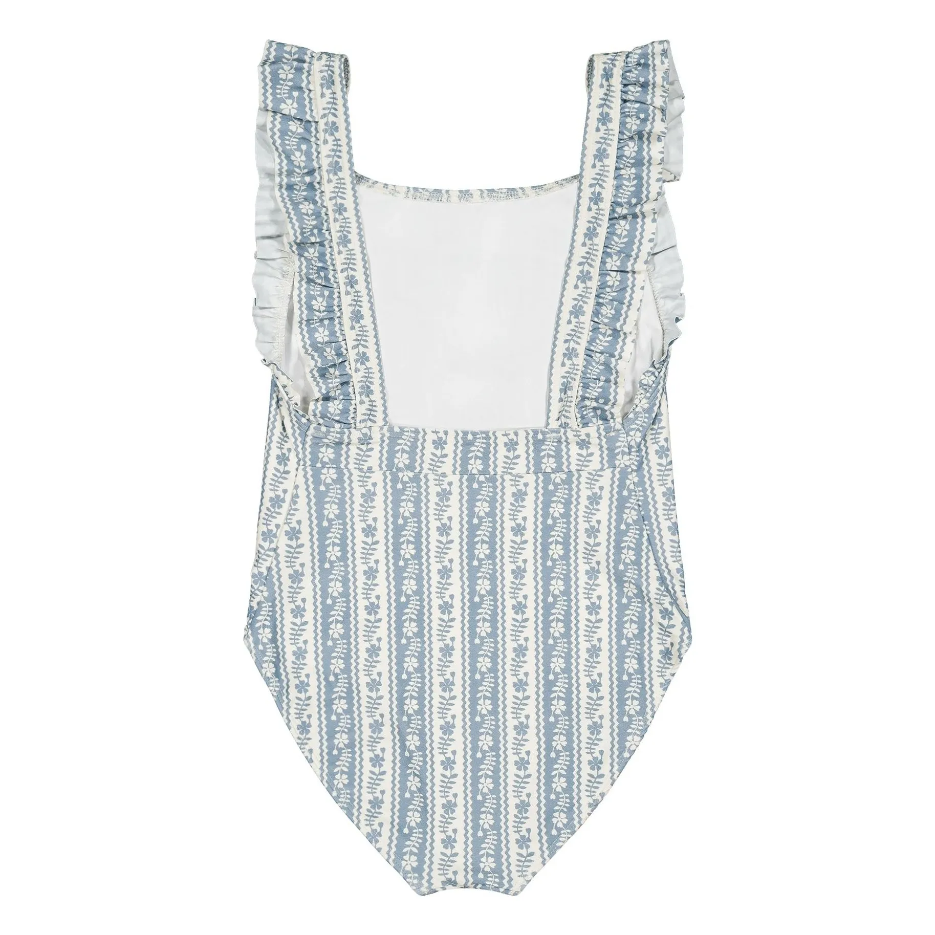 Maillot de Bain Thelma Fleuri Fibres Recyclées Soor Ploom X Canopea | Ecru- Image produit n°3