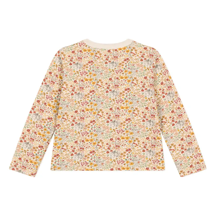 Cárdigan floral entubado | Beige- Imagen del producto n°3