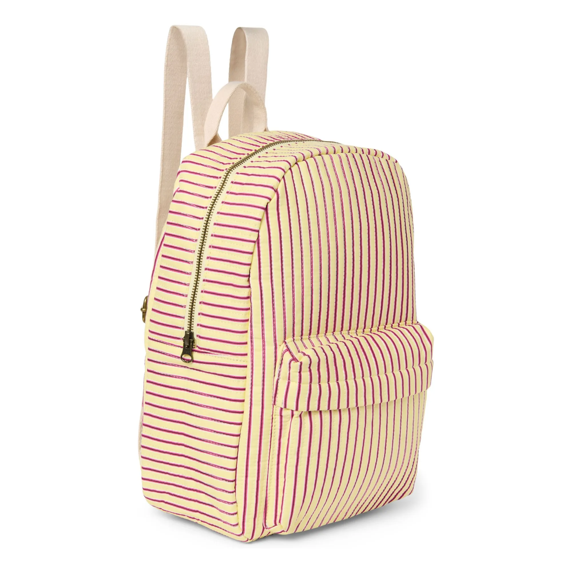 Sac à dos rayé | Jaune pâle- Image produit n°3