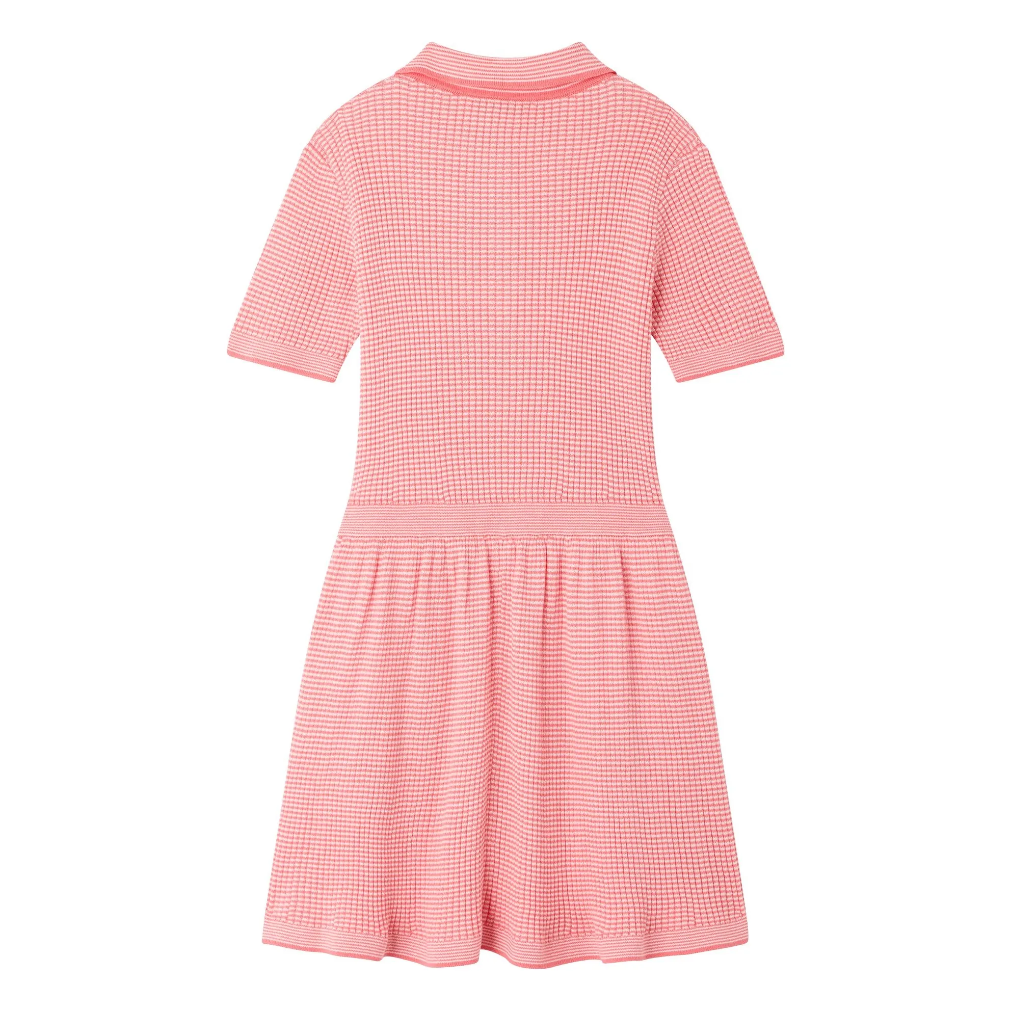 Robe Marlie Coton Bio | Rose bonbon- Image produit n°2