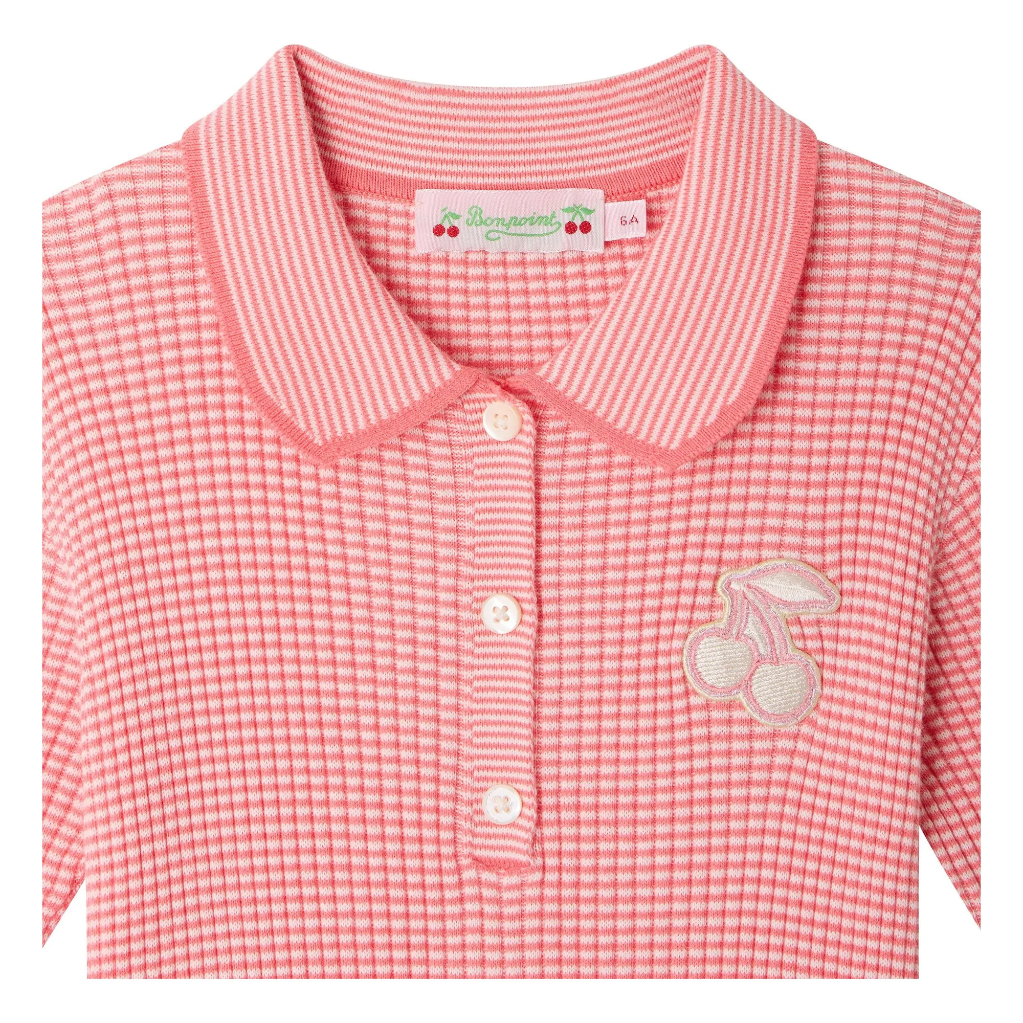 Robe Marlie Coton Bio | Rose bonbon- Image produit n°1