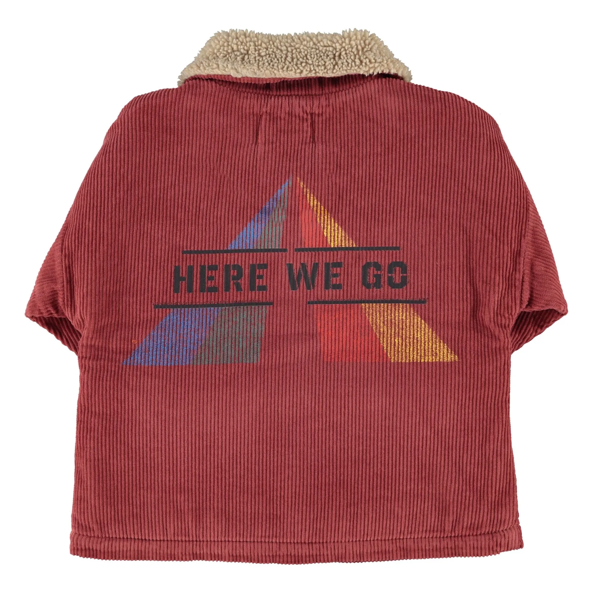 Veste Here We Go Velours Côtelé Coton Bio | Bordeaux- Image produit n°5
