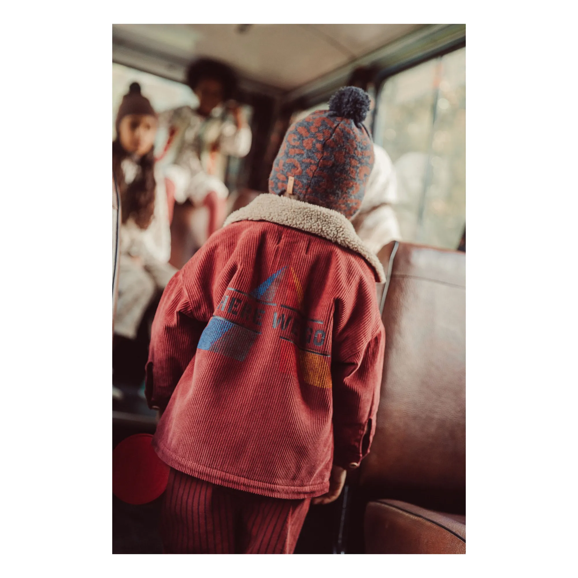 Veste Here We Go Velours Côtelé Coton Bio | Bordeaux- Image produit n°9
