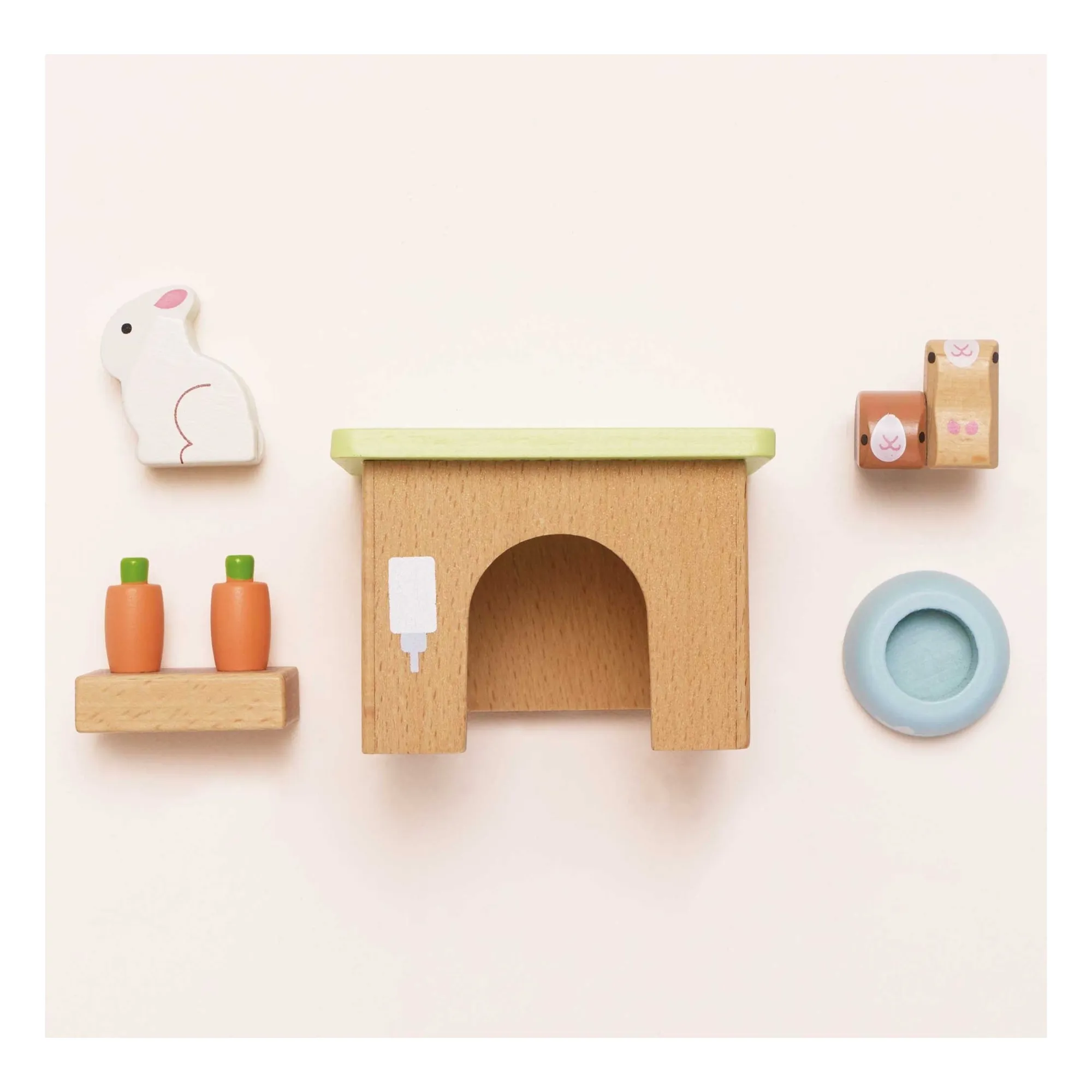 Lapin et Cochon d'Inde | Marron- Image produit n°2