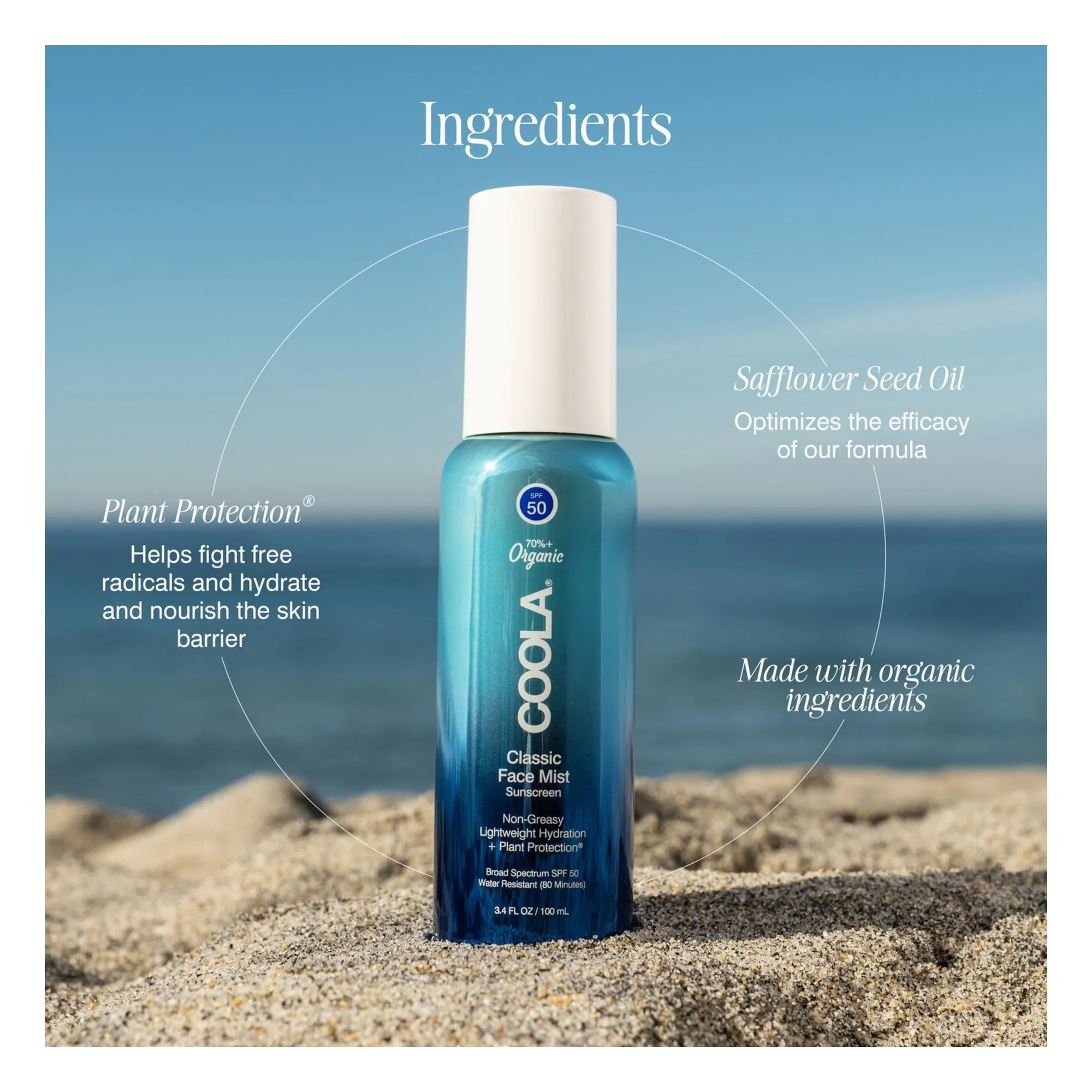 Brume solaire protectrice visage SPF50 - 100ml- Image produit n°4
