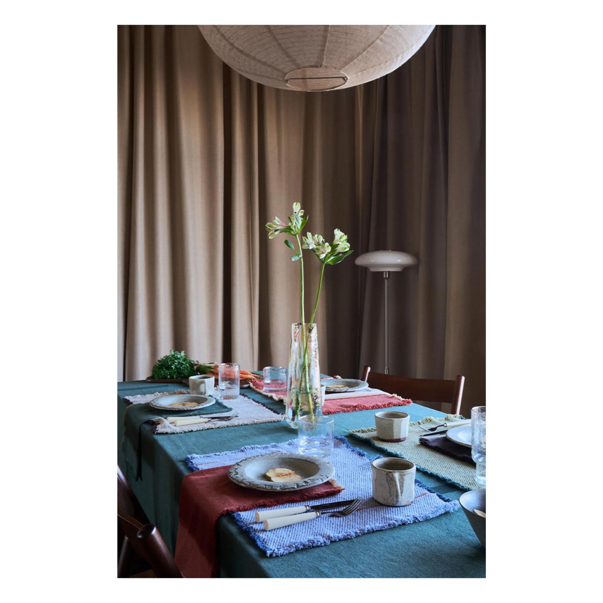Sets de table Twill - Set de 2 | Sauge- Image produit n°1