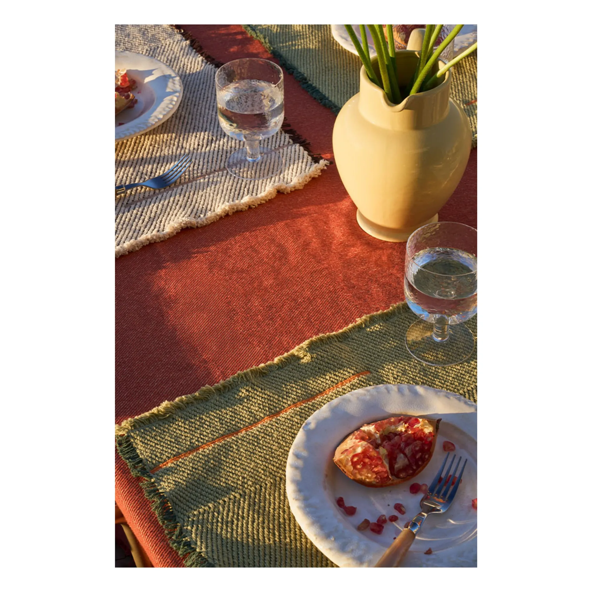 Sets de table Twill - Set de 2 | Sauge- Image produit n°5