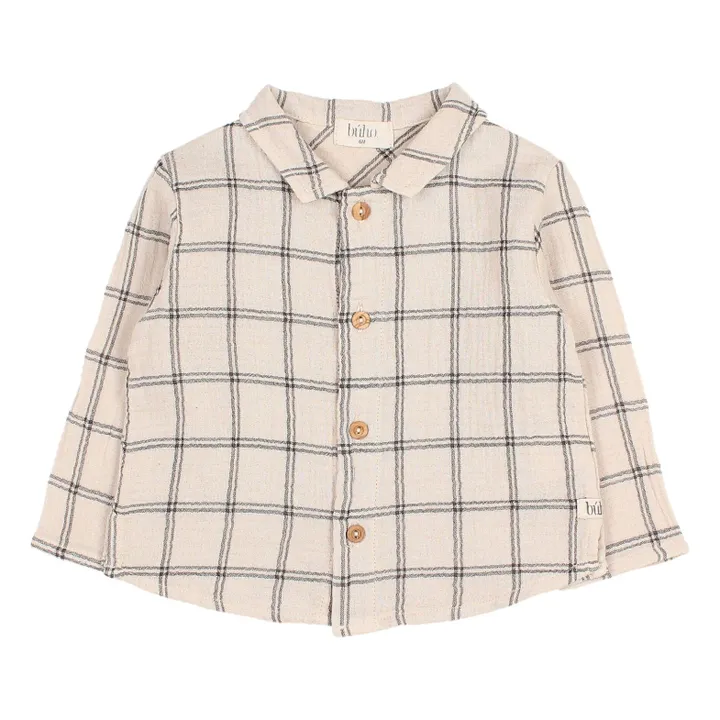 Camisa de gasa de algodón Mountain Baby | Crudo- Imagen del producto n°0