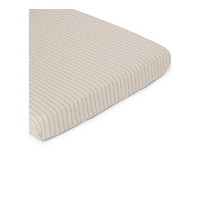 Sábana Ajustable Raya | Beige- Imagen del producto n°3