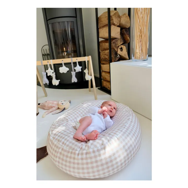 Housse pour nid bébé en coton bio | Blanc- Image produit n°1