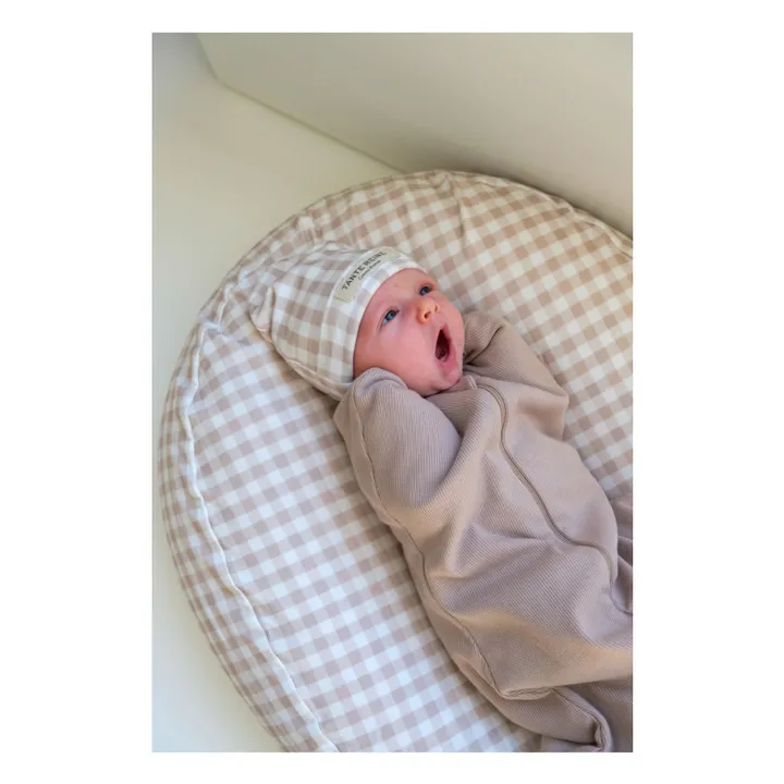 Housse pour nid bébé en coton bio | Blanc- Image produit n°2