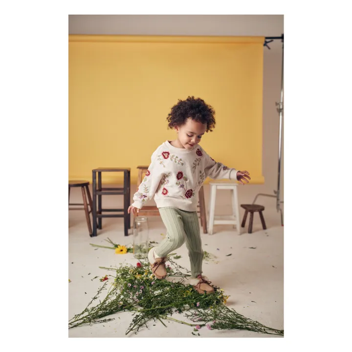 Sudadera bordada Rosalia | Crudo- Imagen del producto n°1