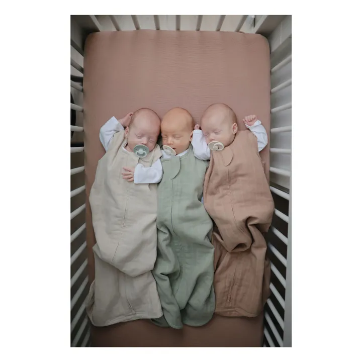 Sacco a pelo leggero in cotone biologico | Beige- Immagine del prodotto n°2