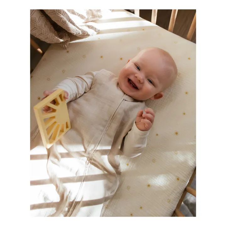 Sacco a pelo leggero in cotone biologico | Beige- Immagine del prodotto n°4