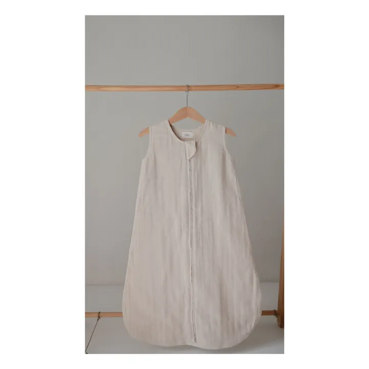 Sacco a pelo leggero in cotone biologico | Beige- Immagine del prodotto n°5