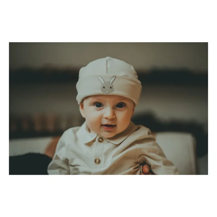 Bonnet Beller Lapin | Blanc cassé- Image produit n°1