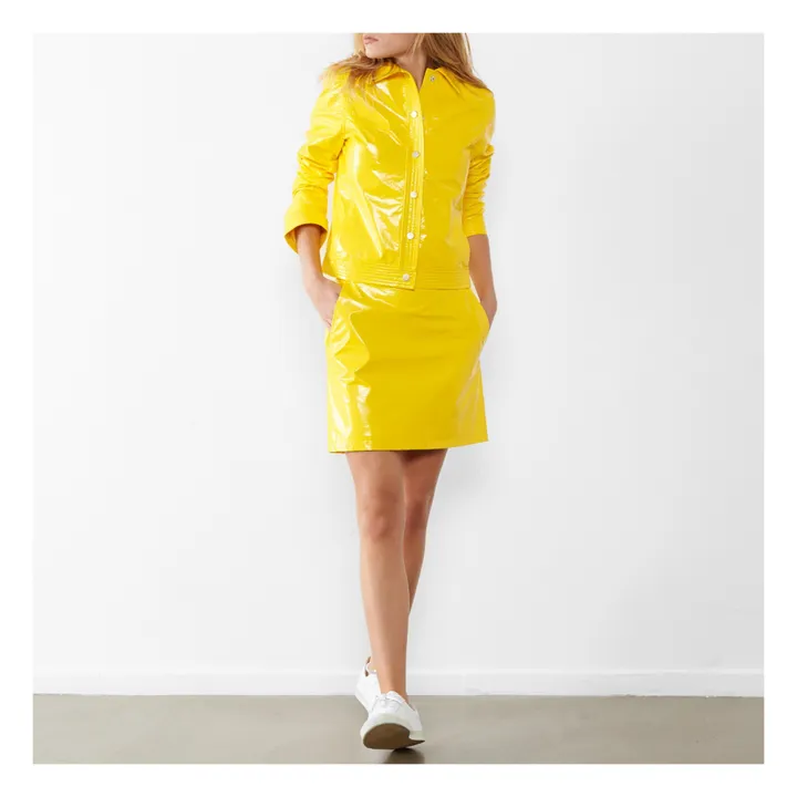 Eva vinyl skirt | Yellow- Product image n°2