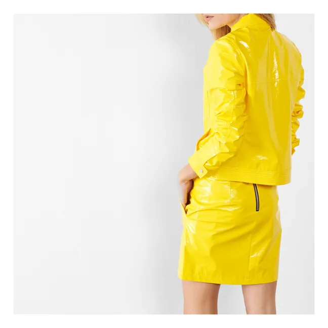 Donovan vinyl jacket | Yellow