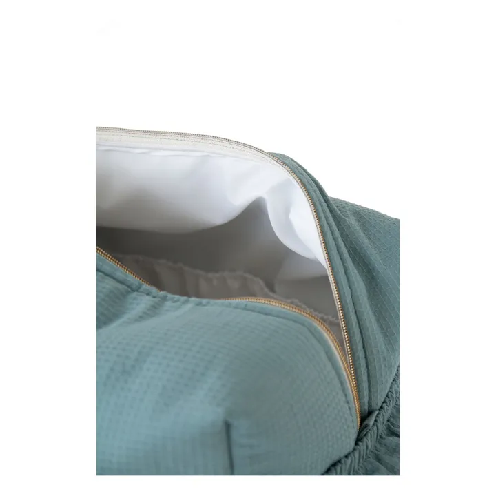 Bolso de maternidad Ópera de algodón biológico | Verde- Imagen del producto n°1