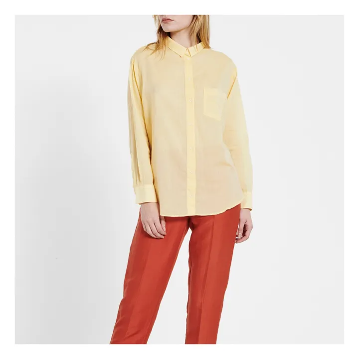 Camisa Manon | Amarillo- Imagen del producto n°2